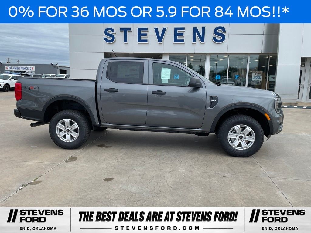 2026 Ford Ranger XL in Carbonized Gray Metallic — front three-quarter view